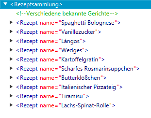 Ähnliche Knoten/Attribute hinzufügen