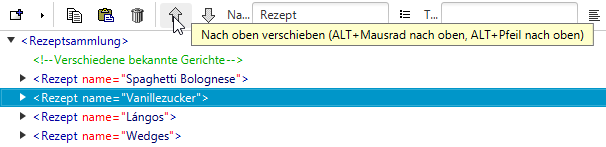 Kontextmenü: Verschieben