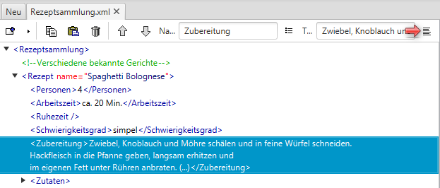 Funktion Text mehrzeilig bearbeiten